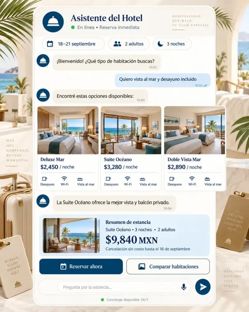 Asistente de IA para hotel