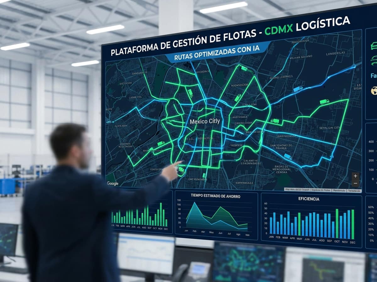 Optimización de rutas logísticas con inteligencia artificial