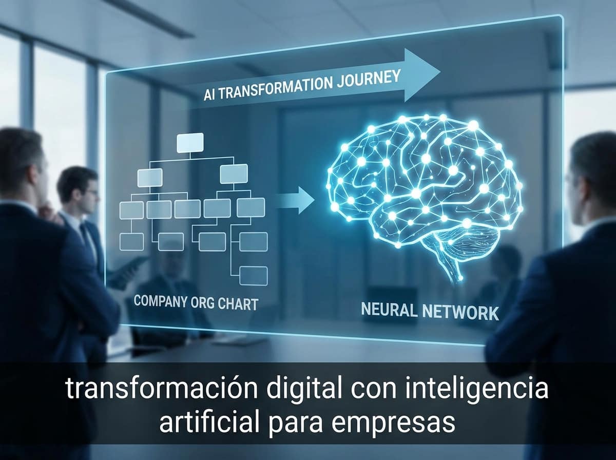 Hoja de ruta de transformación digital con inteligencia artificial
