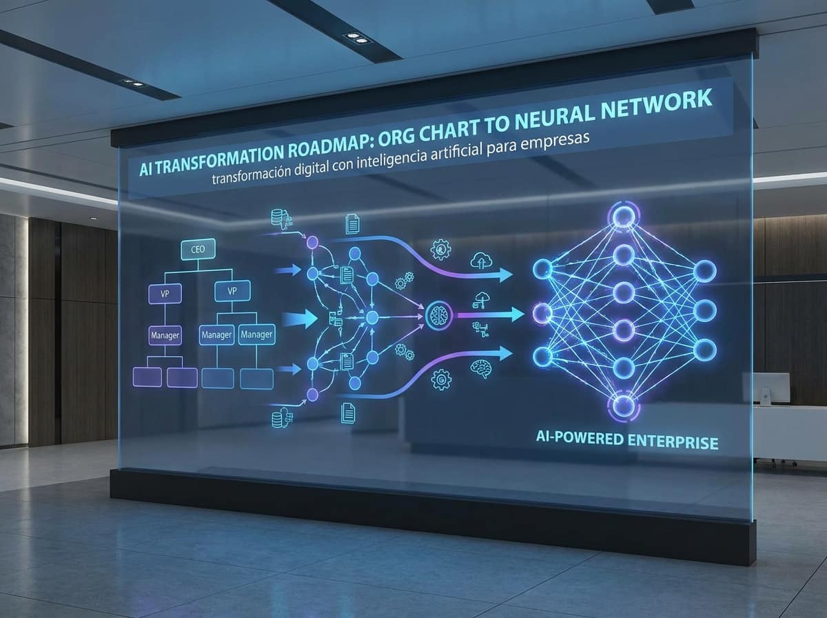Hoja de ruta de transformación digital con inteligencia artificial