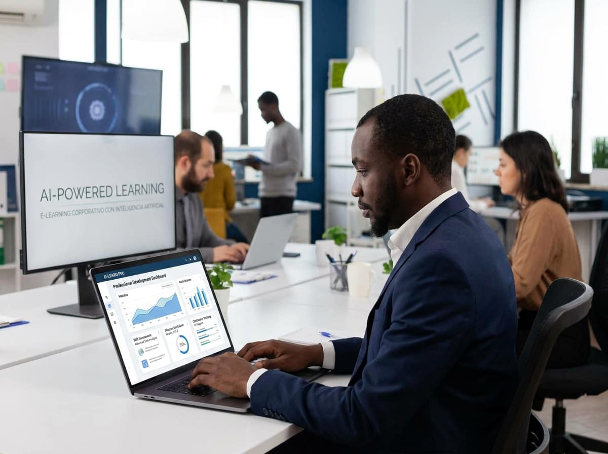 Plataforma e-learning corporativo con inteligencia artificial