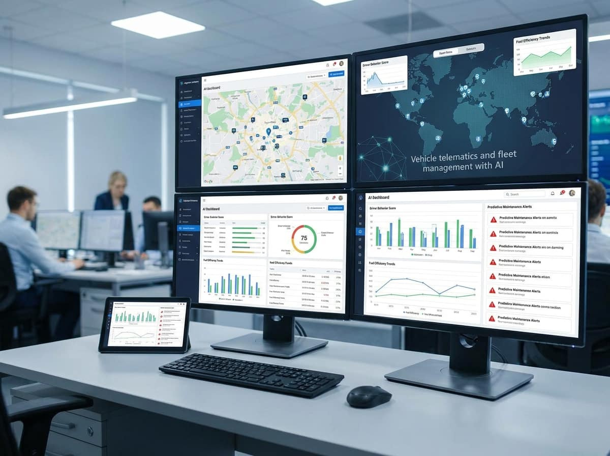 Telemática vehicular y gestión de flota con inteligencia artificial