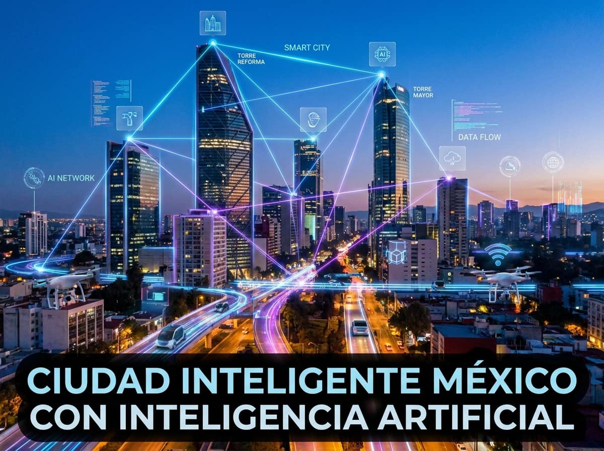 Ciudad de México inteligente con infraestructura de IA