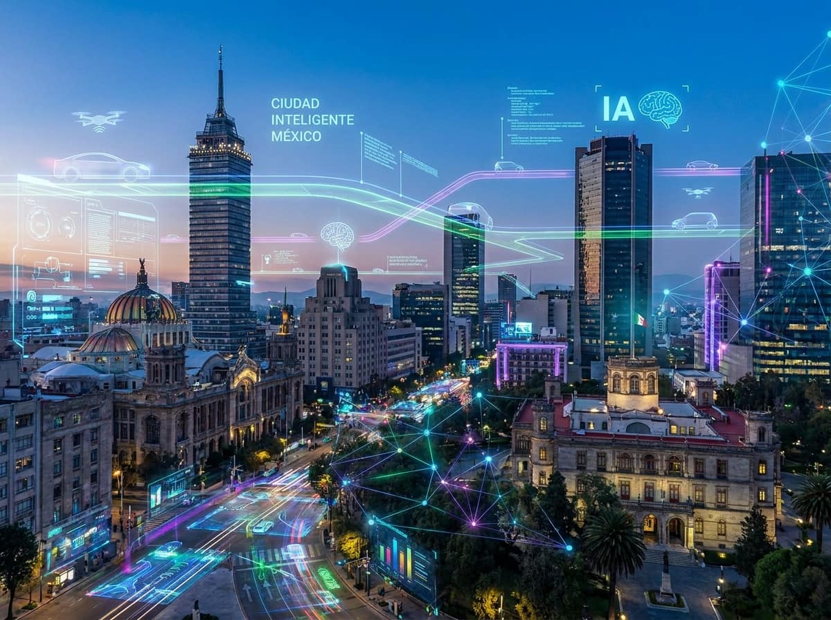 Ciudad de México inteligente con infraestructura de IA