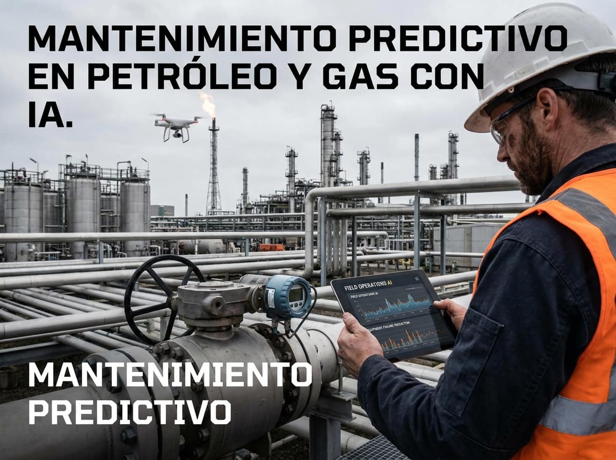 Mantenimiento predictivo en petróleo y gas con inteligencia artificial