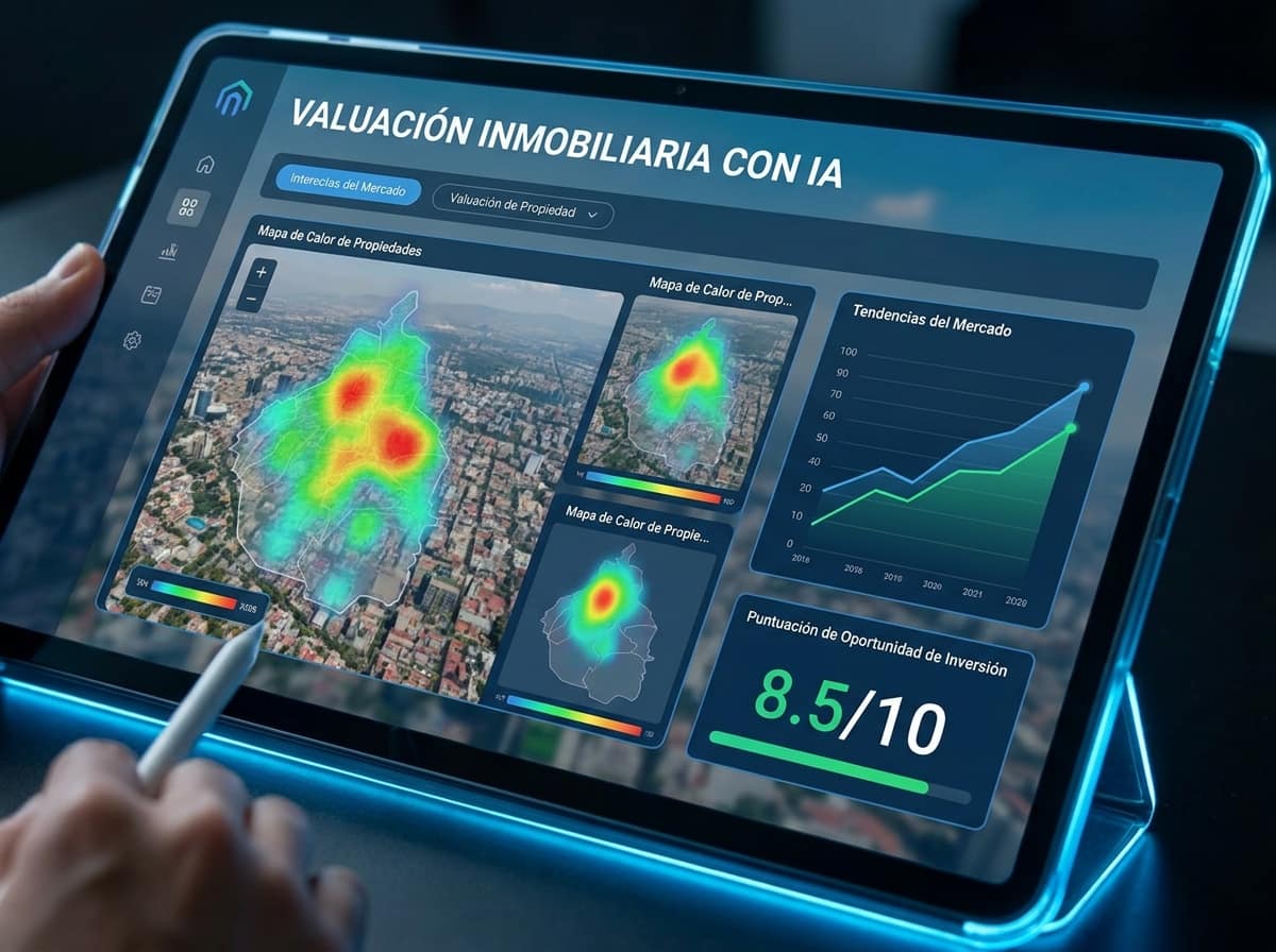Valuación inmobiliaria y mercado de bienes raíces con IA