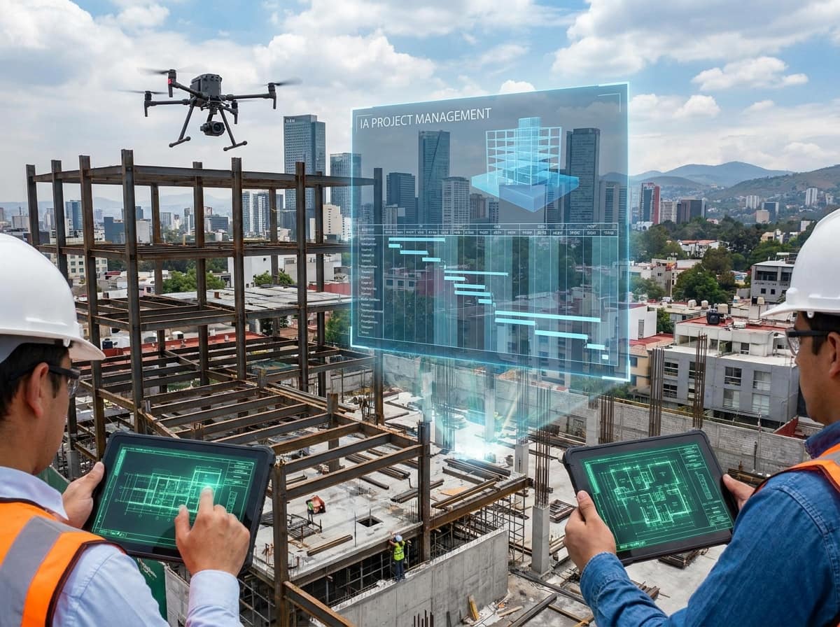 Construcción de edificios inteligentes con IA y gestión de proyectos