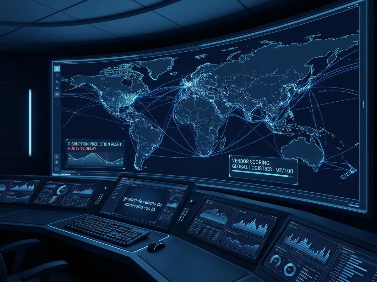 Gestión de cadena de suministro con inteligencia artificial