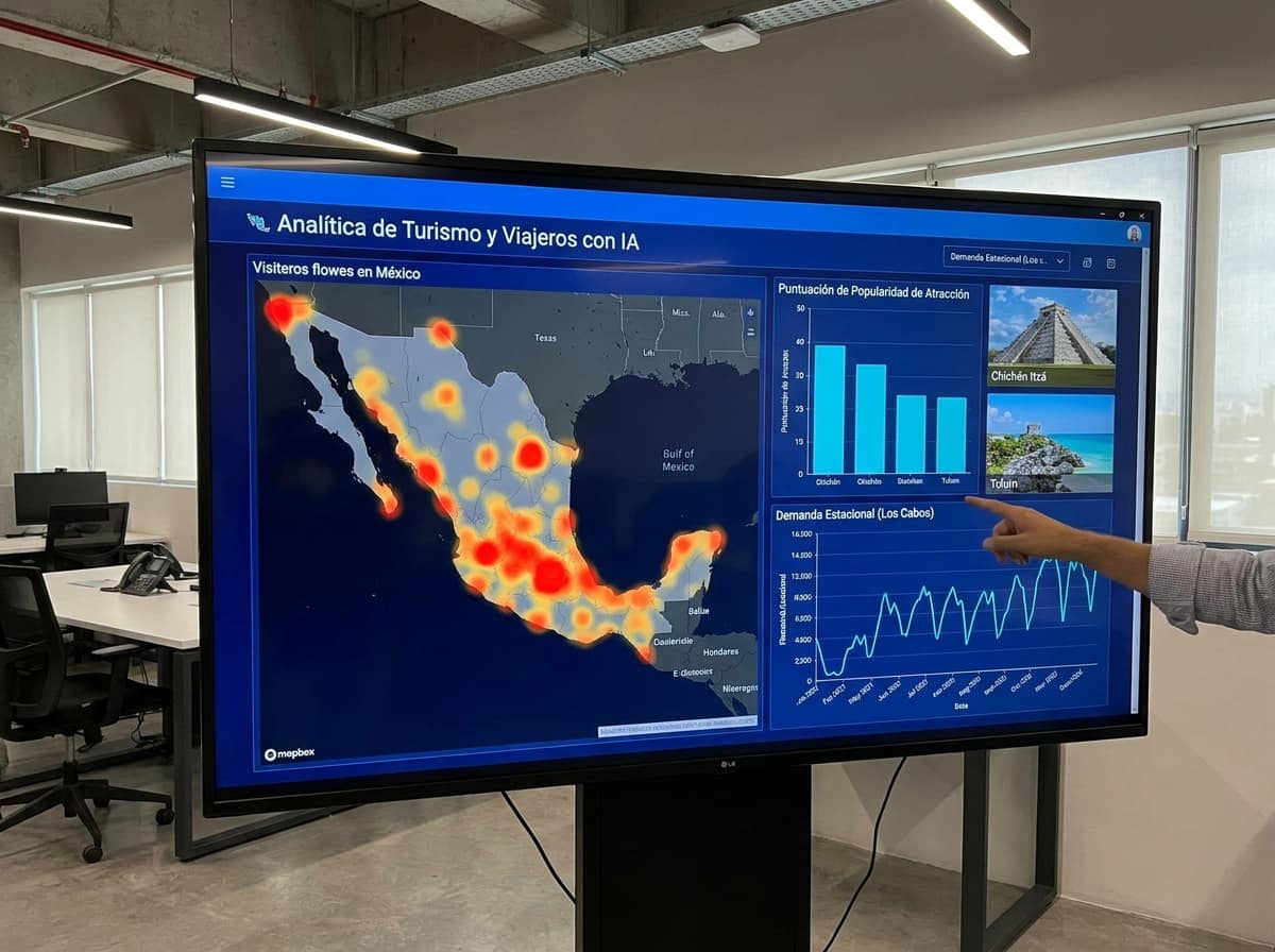 Plataforma de analítica de turismo con inteligencia artificial Mexico
