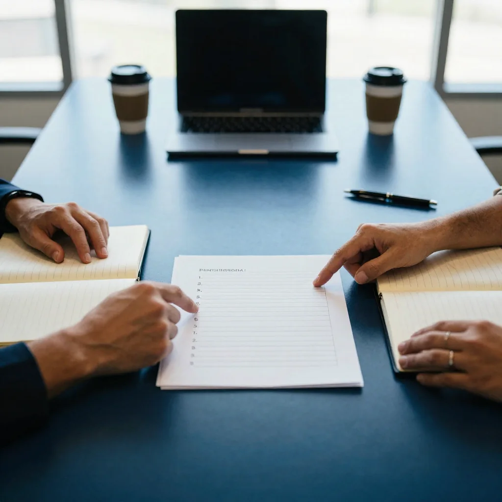 Siete preguntas por escrito, con el partner de SAP en la misma mesa.