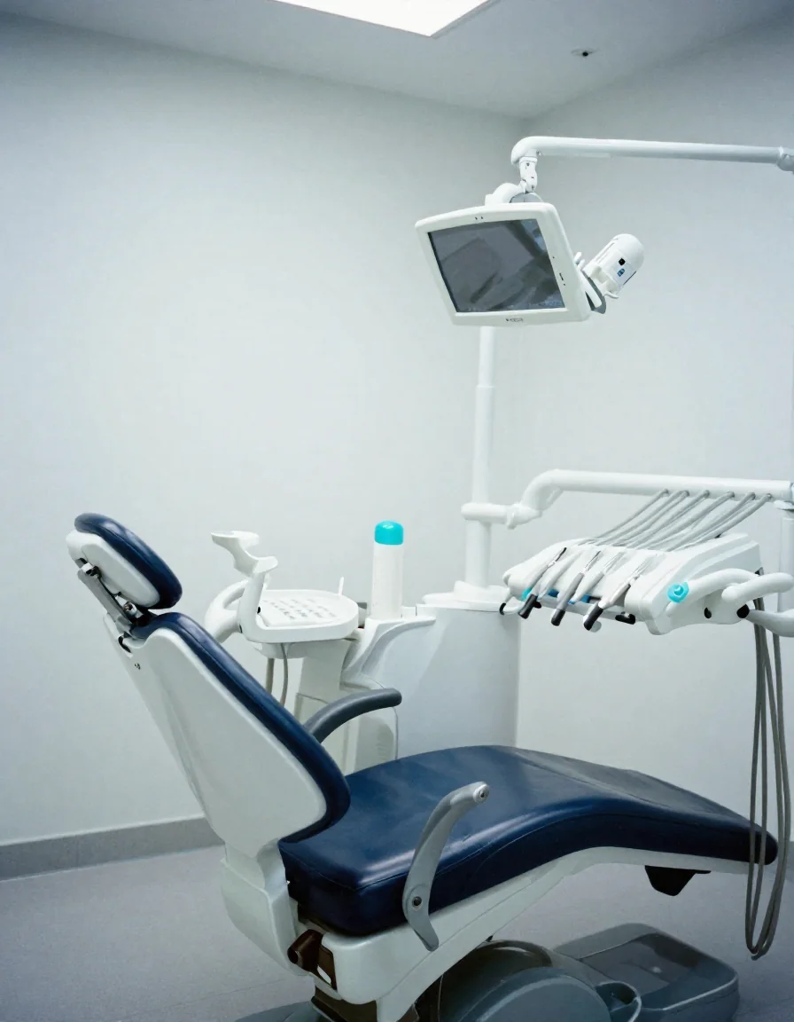 Un consultorio dental vacío.