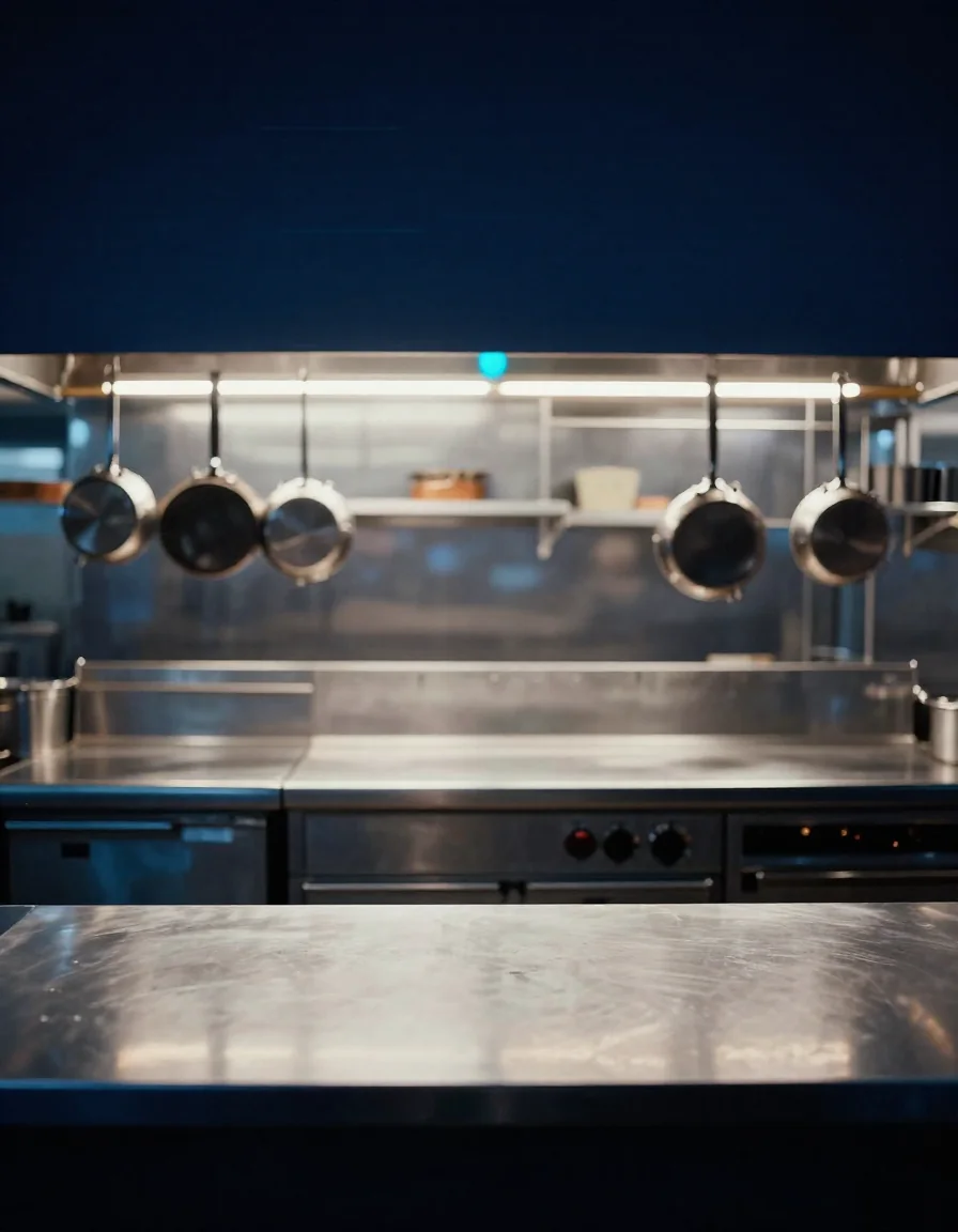 Cocina de un restaurante.