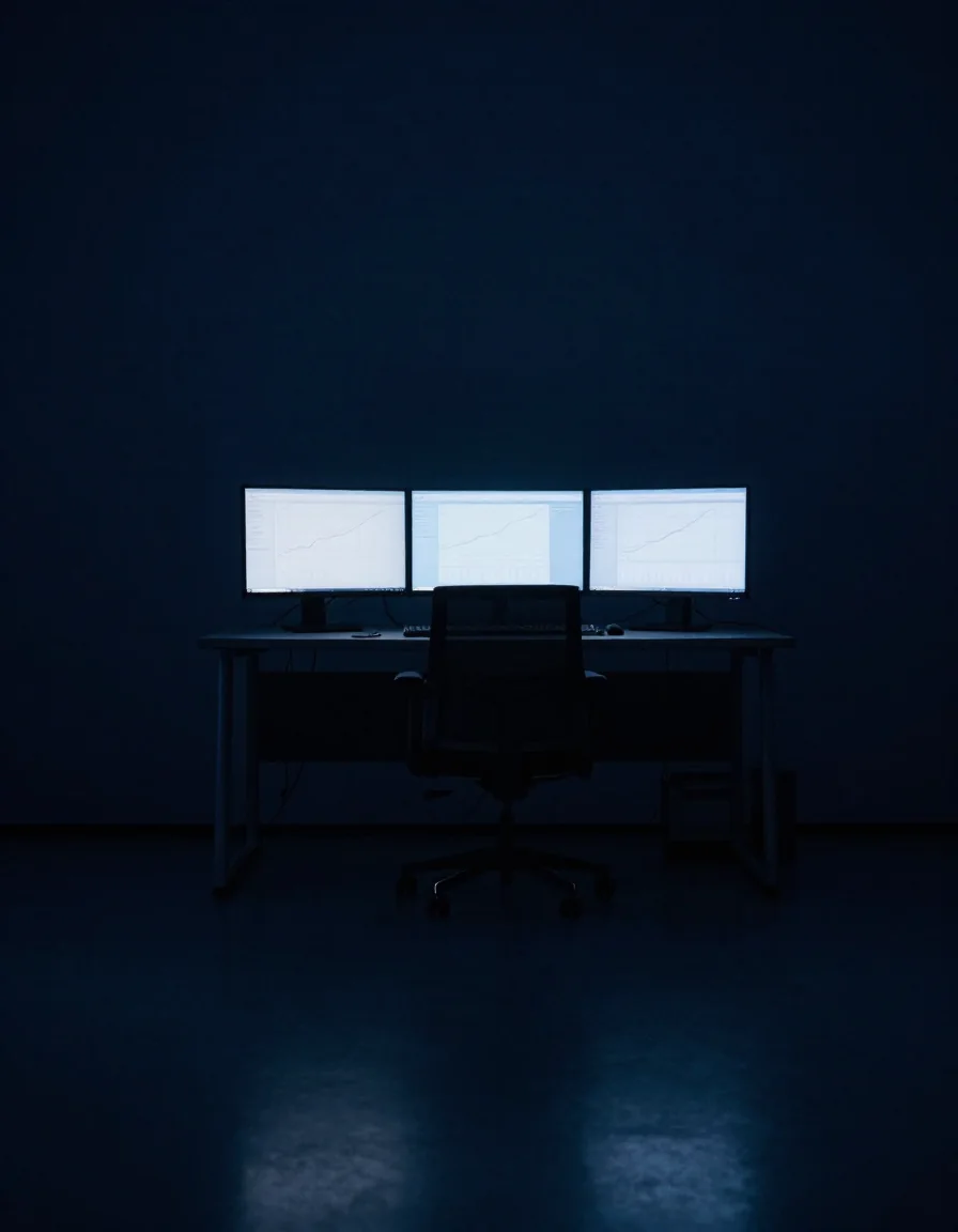 Sala de monitoreo con pantallas.