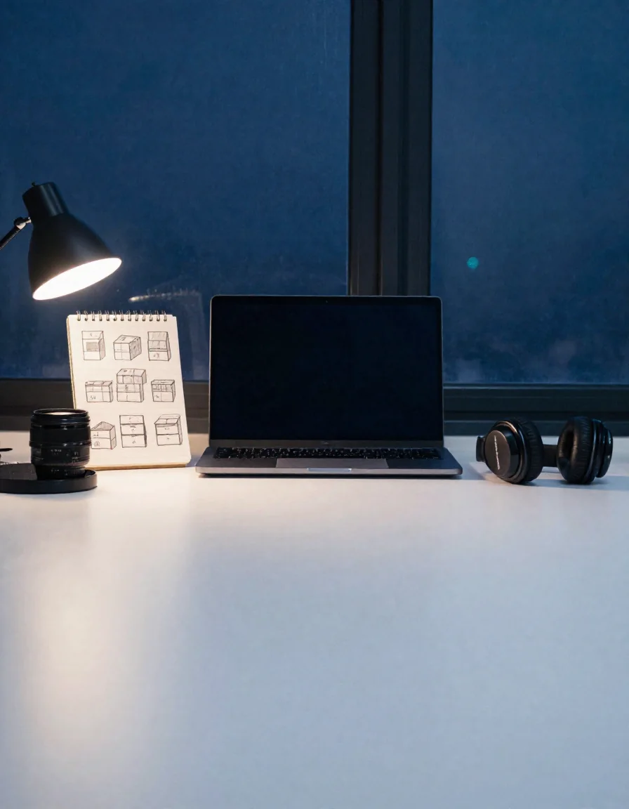 Monitores con código en un escritorio de desarrollo.