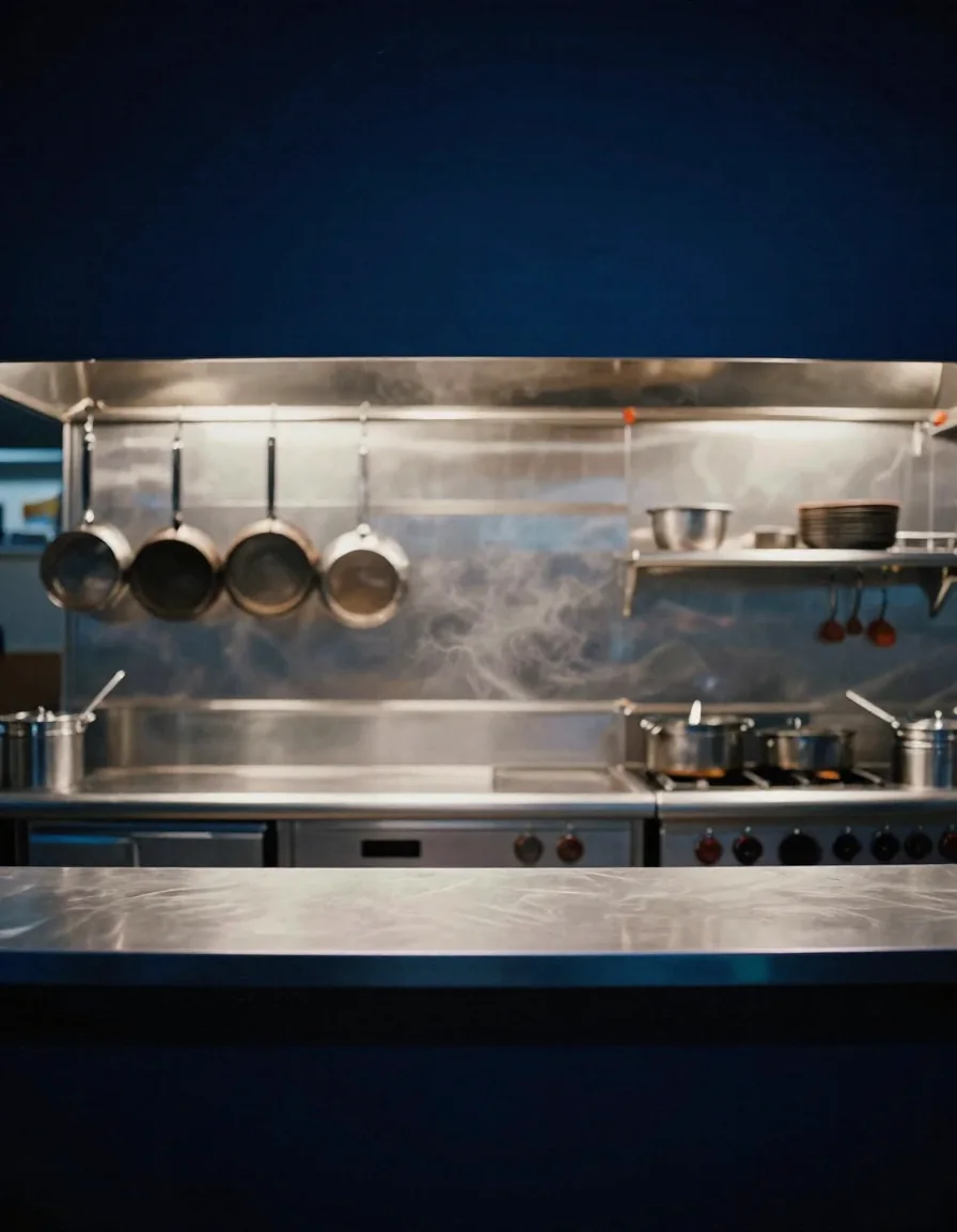 Cocina de un restaurante.