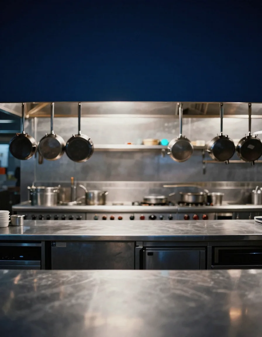 Cocina de un restaurante.