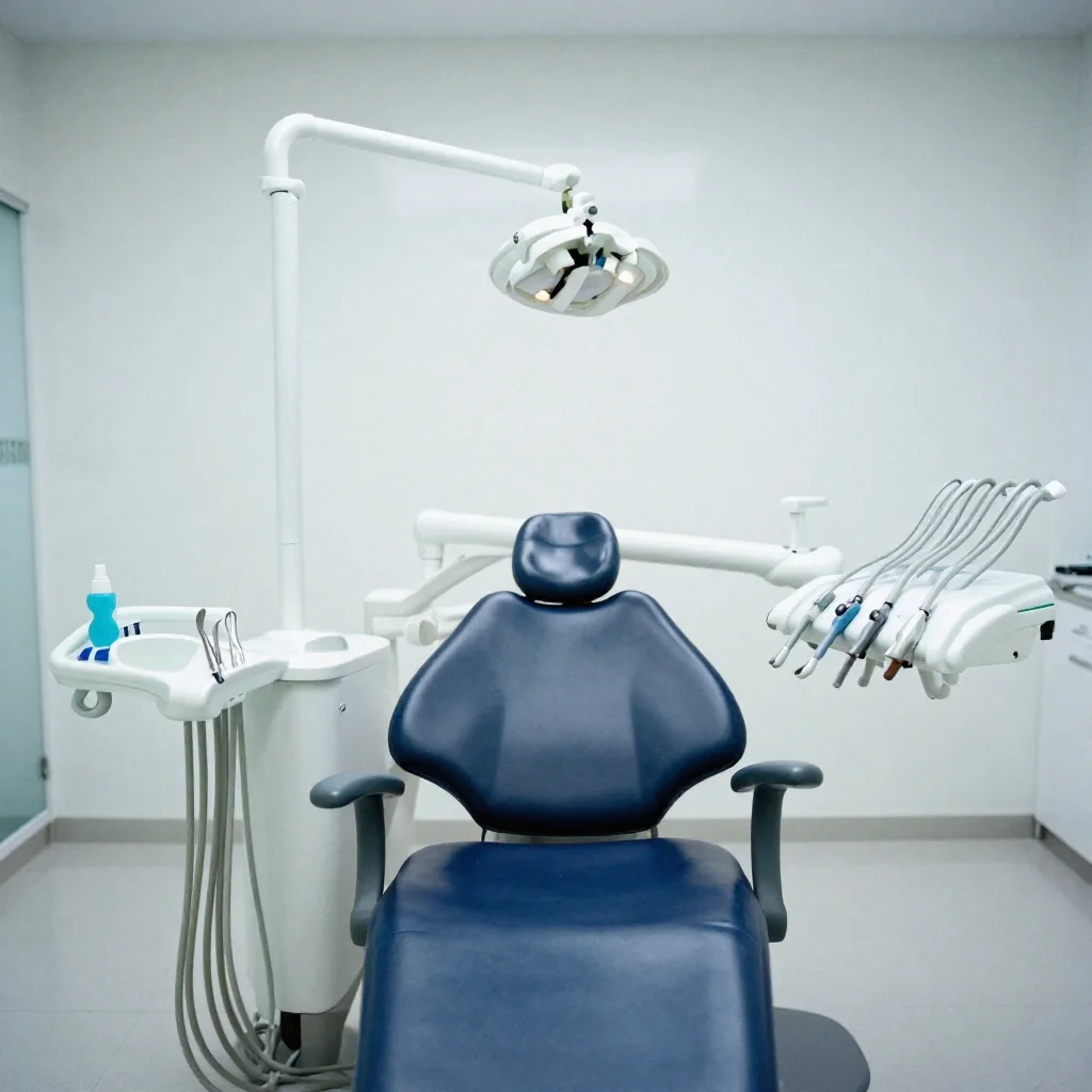 Un consultorio dental vacío.