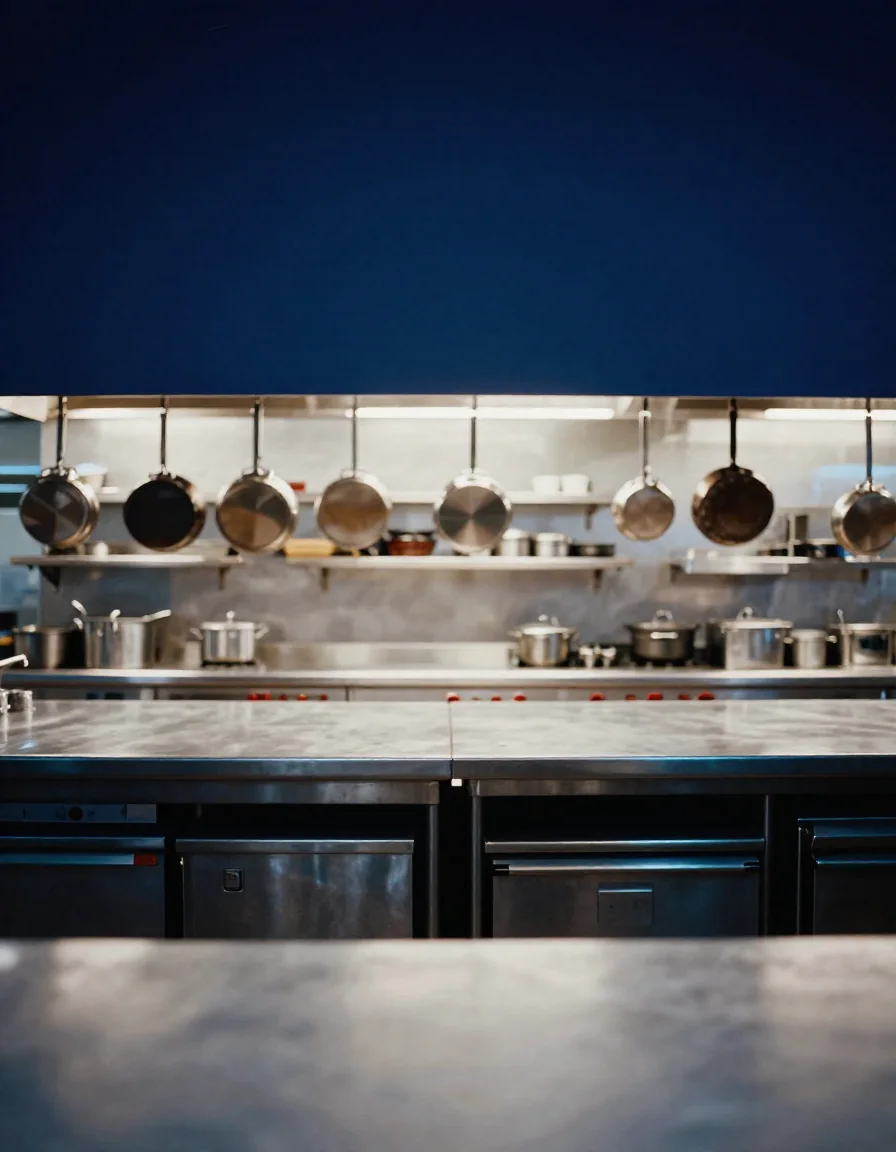 Cocina de un restaurante.