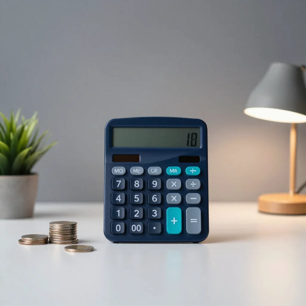 Pilas de monedas sobre una mesa.