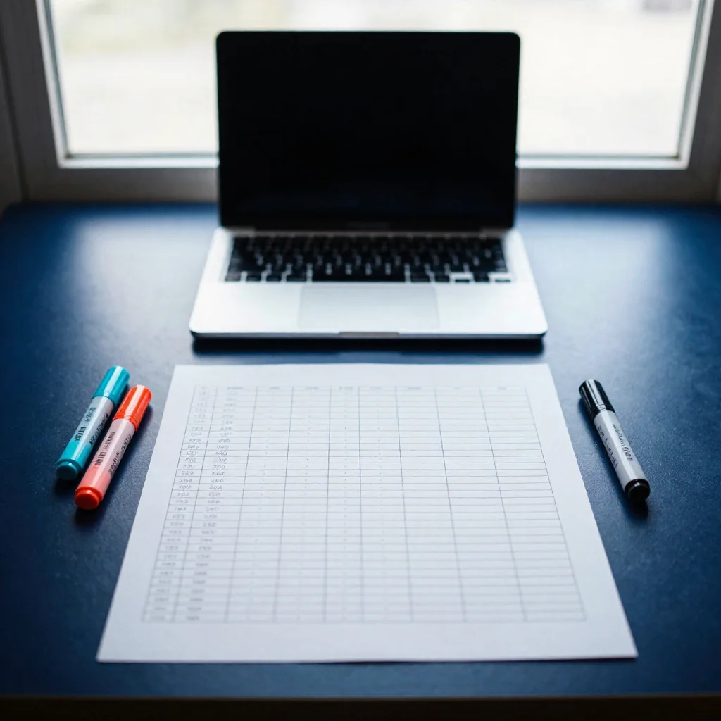 Una tableta y una libreta sobre un escritorio.
