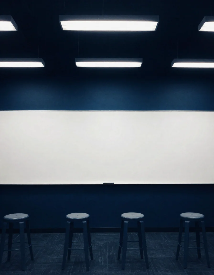 Sala de juntas vacía.
