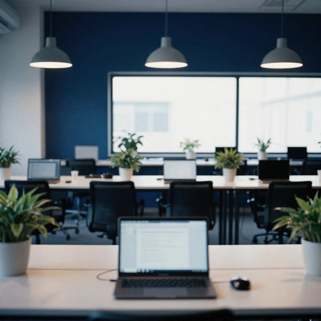 Un espacio de coworking.
