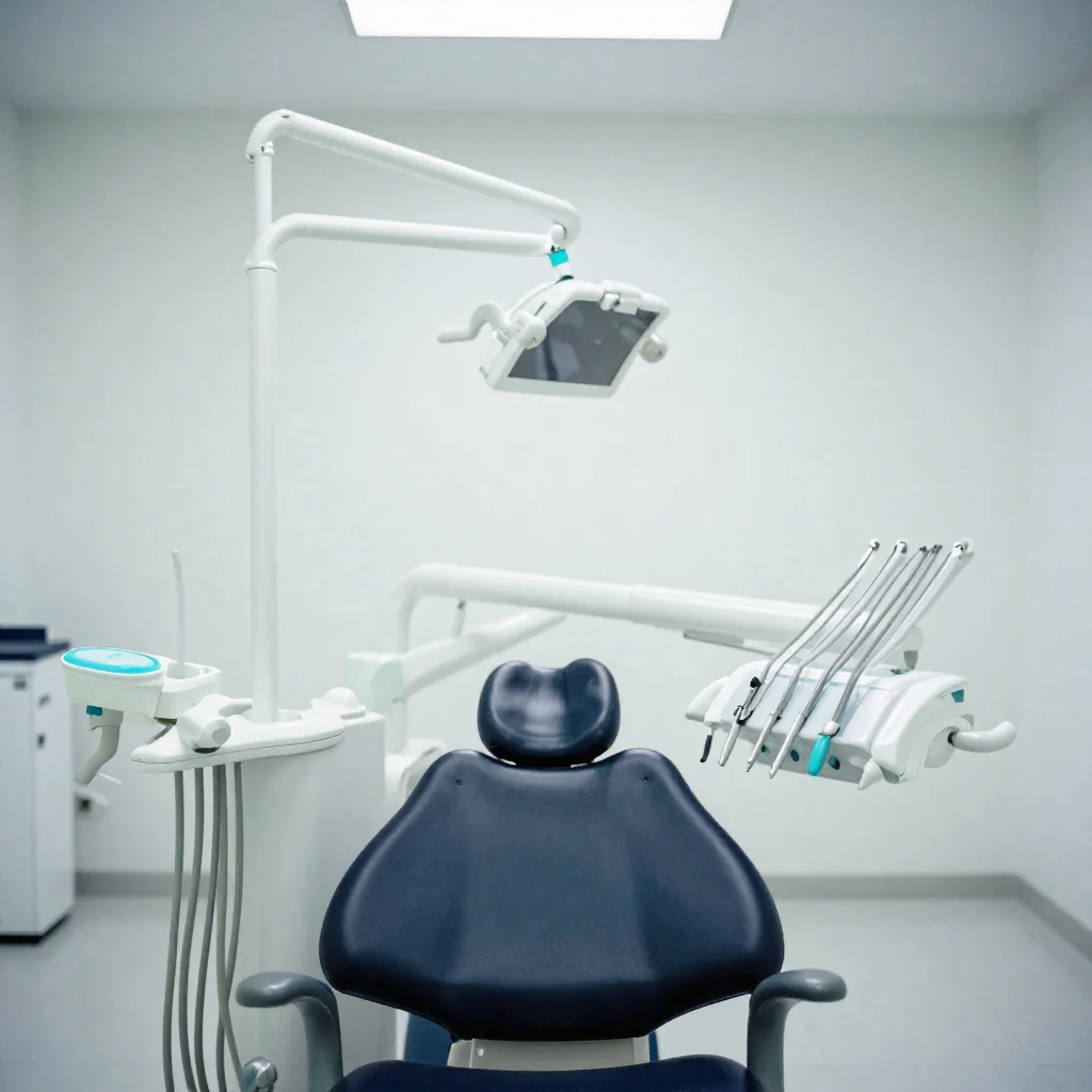 Un consultorio dental vacío.