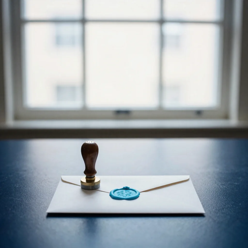 Un contrato impreso con una pluma.