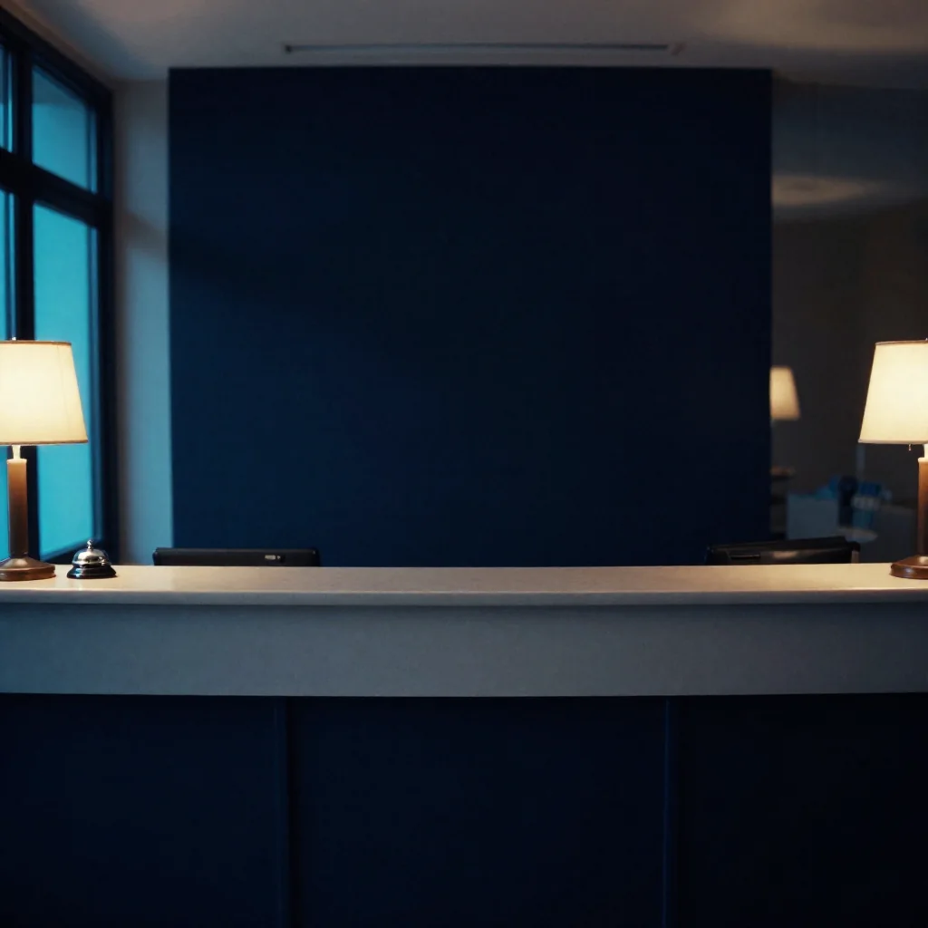 Recepción de un hotel.