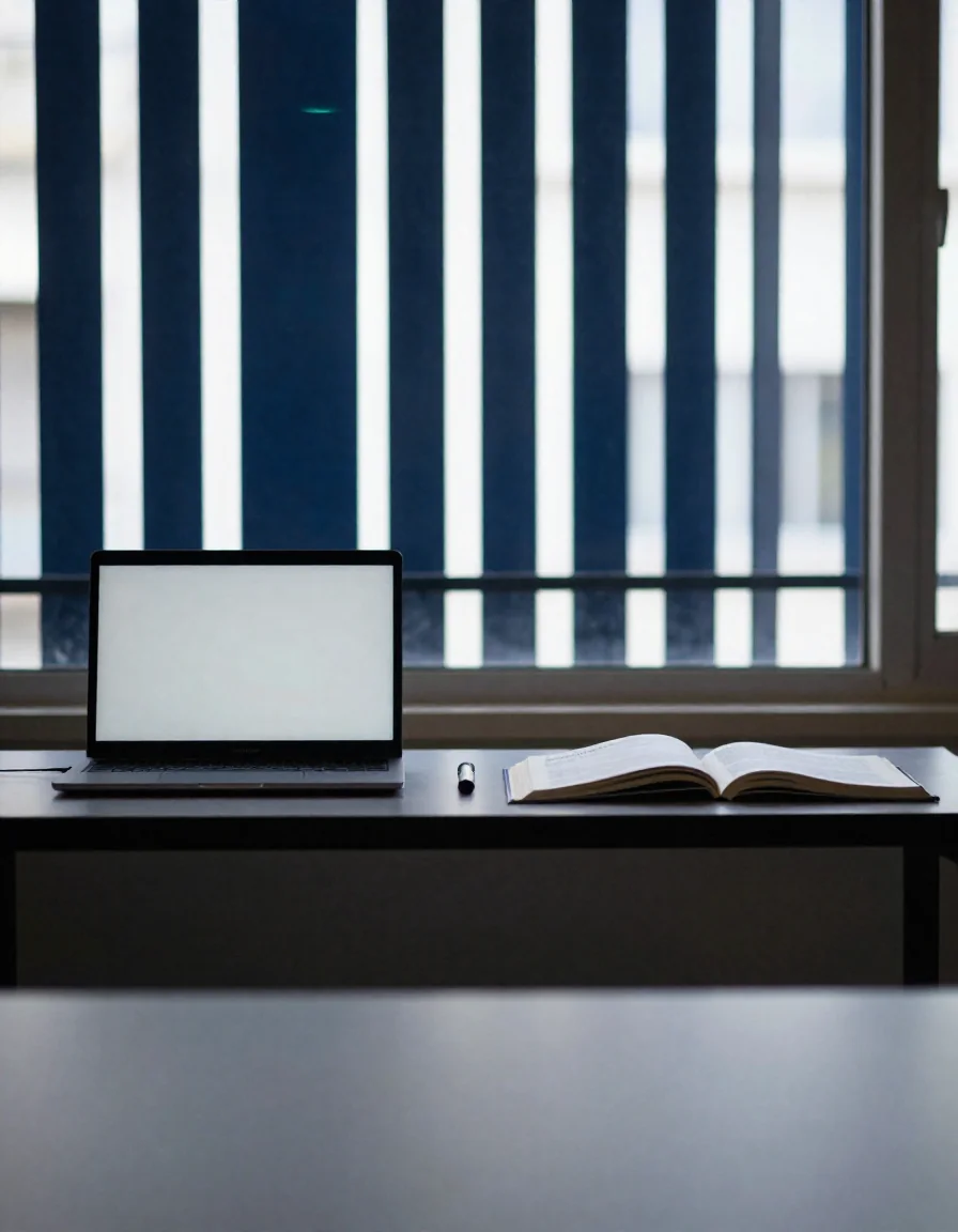 Libros y una libreta sobre una mesa.