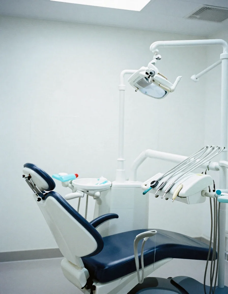 Un consultorio dental vacío.