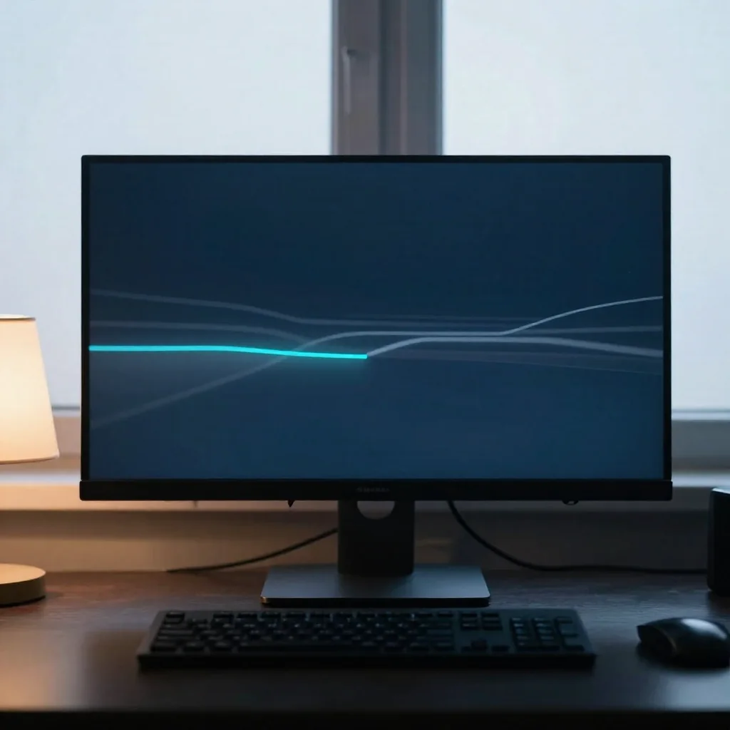 Monitores con código en un escritorio de desarrollo.