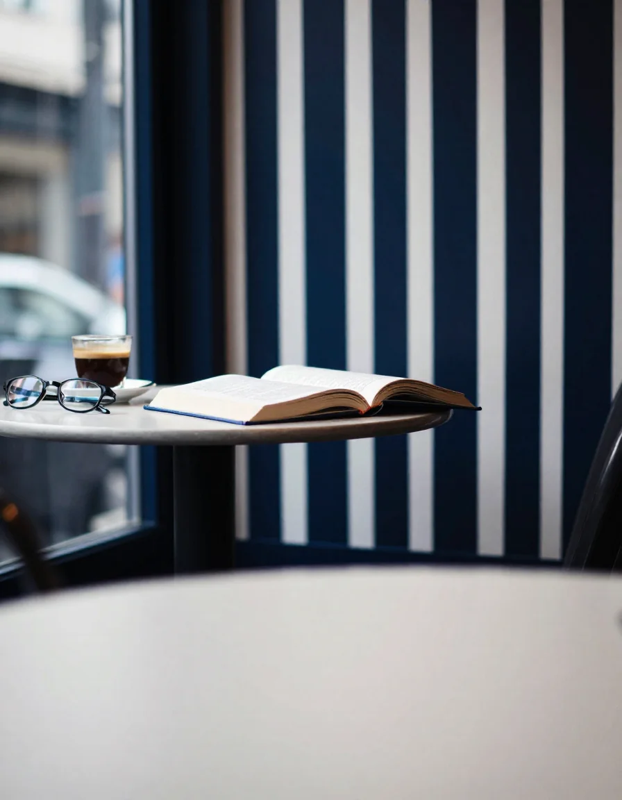 Libros y una libreta sobre una mesa.