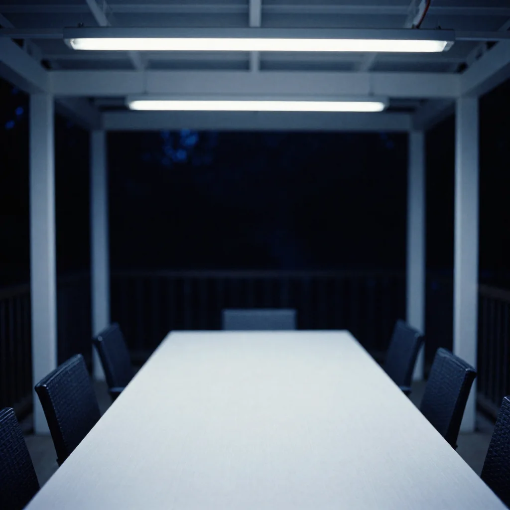 Sala de juntas vacía.