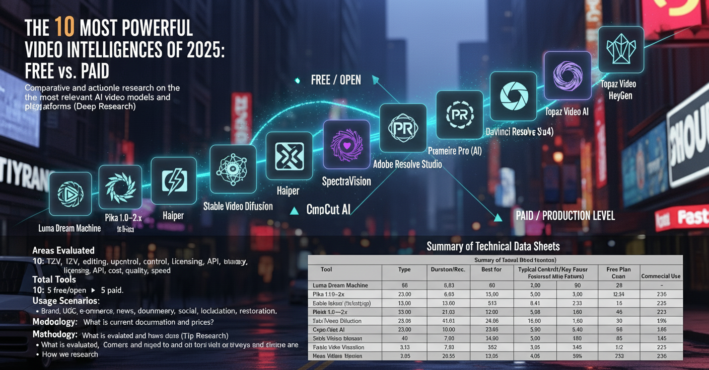 Las 10 inteligencias de video más poderosas en 2025