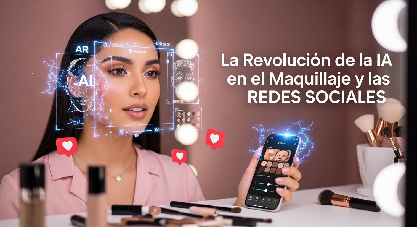 La Revolución de la IA en el Maquillaje y las Redes Sociales.