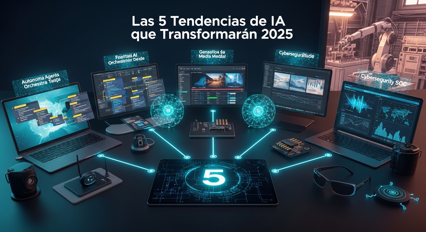 Las 5 Tendencias de IA que Transformarán 2025.
