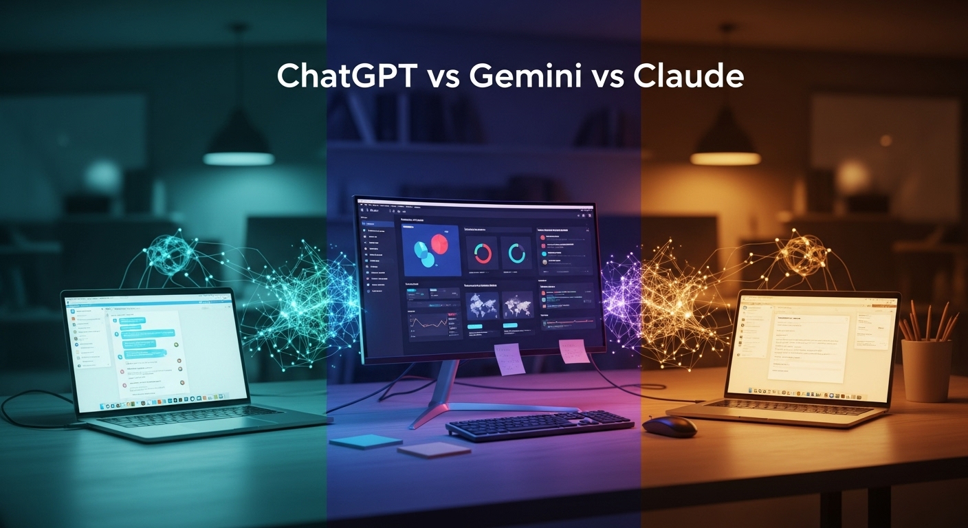 ChatGPT vs Gemini vs Claude.