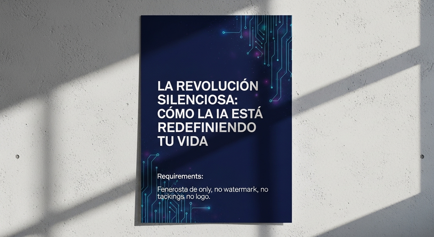 La Revolución Silenciosa, Cómo la IA Está Redefiniendo Tu Vida.