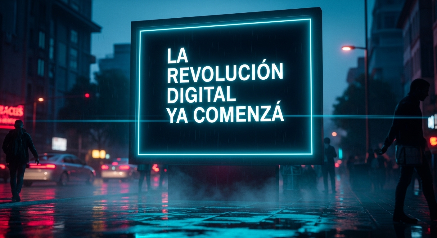 LA REVOLUCIÓNDIGITALYA COMENZÓ.