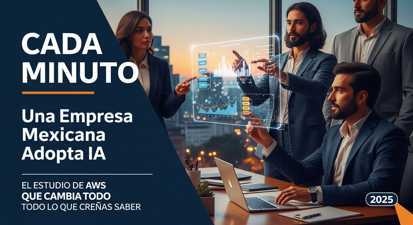 CADA MINUTO Una Empresa Mexicana Adopta IA, El Estudio de AWS Que Cambia Todo Lo Que Creías Saber.