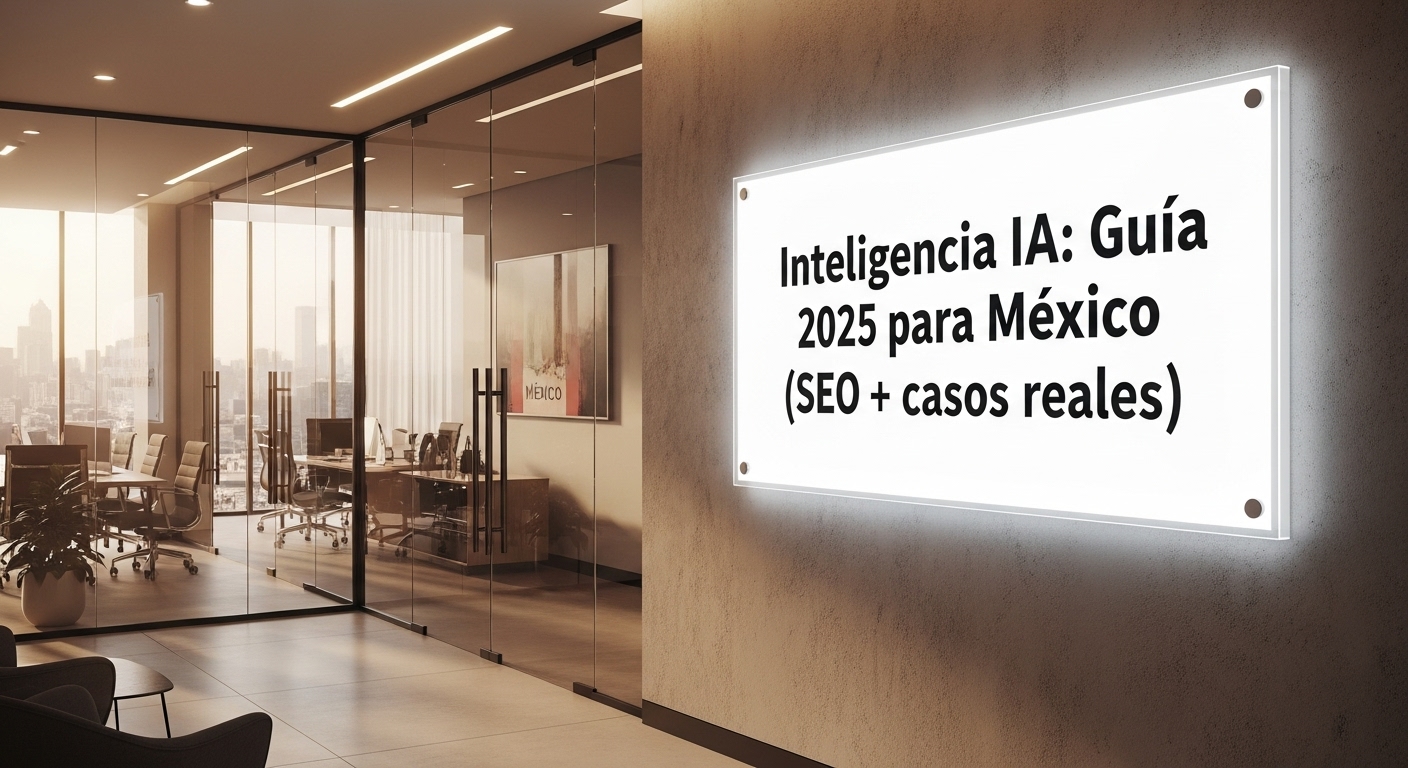 Inteligencia IA, Guía 2025 para México (SEO + casos reales)