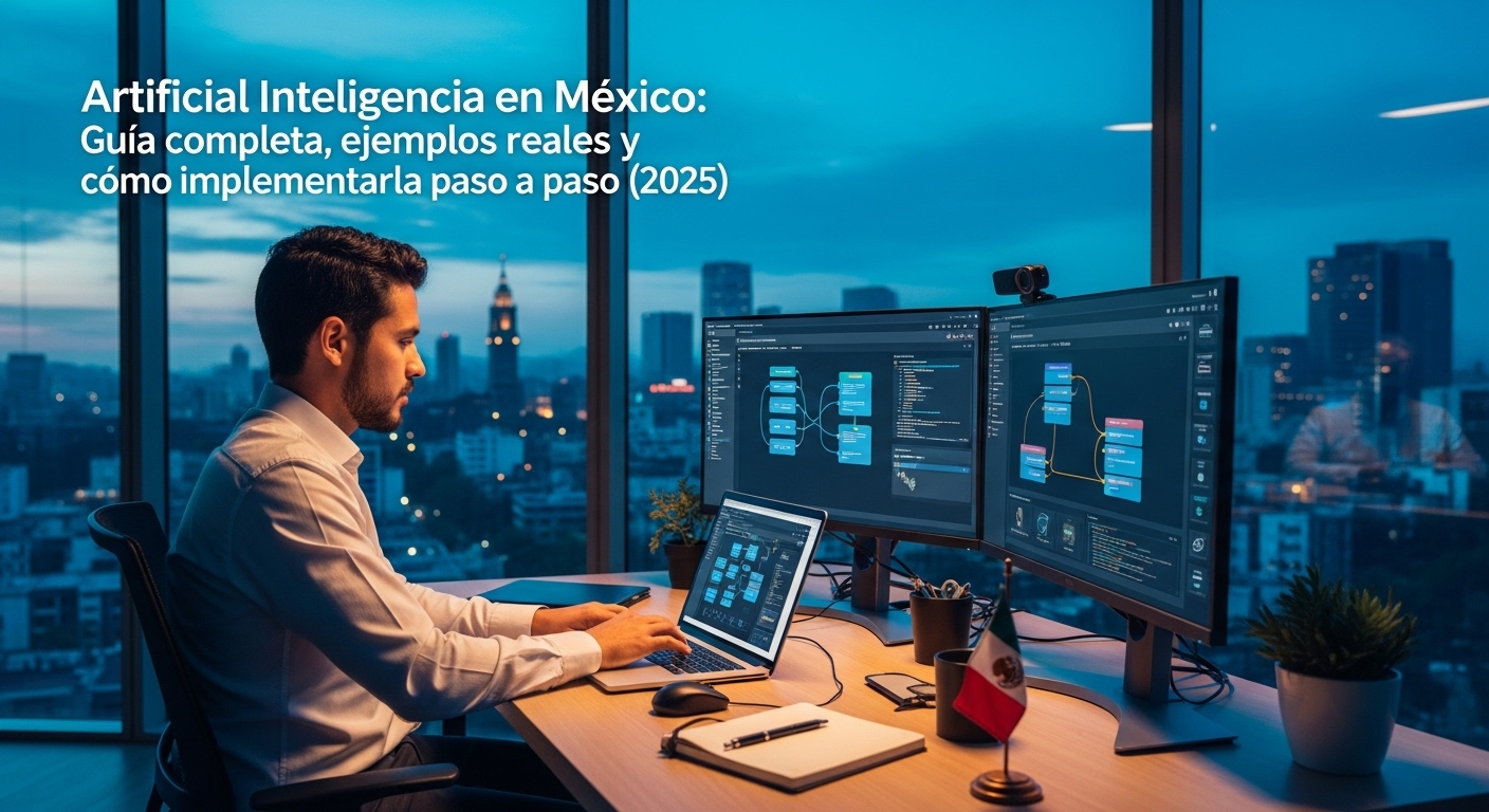 Artificial Inteligencia en México: Guía completa, ejemplos reales y cómo implementarla paso a paso (2025)