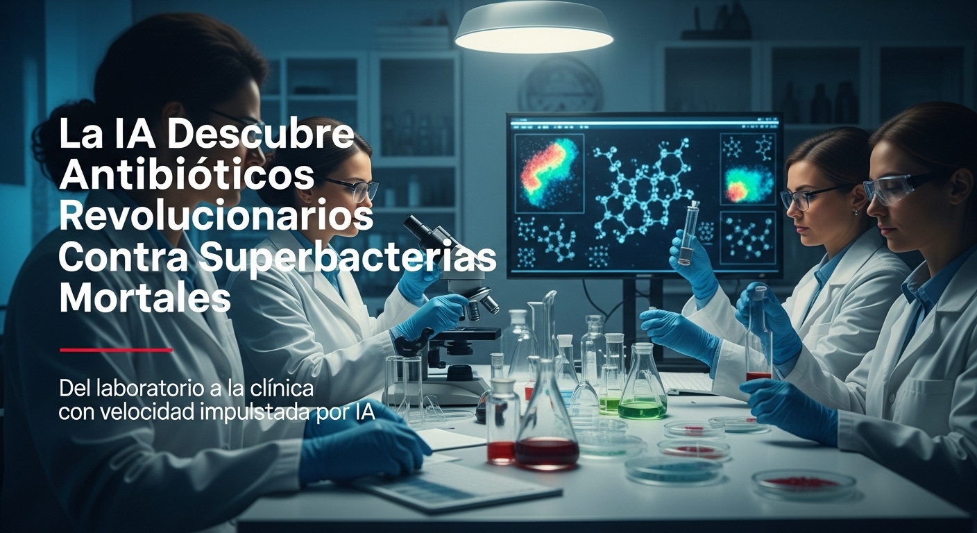 La IA Descubre Antibióticos Revolucionarios Contra Superbacterias Mortales