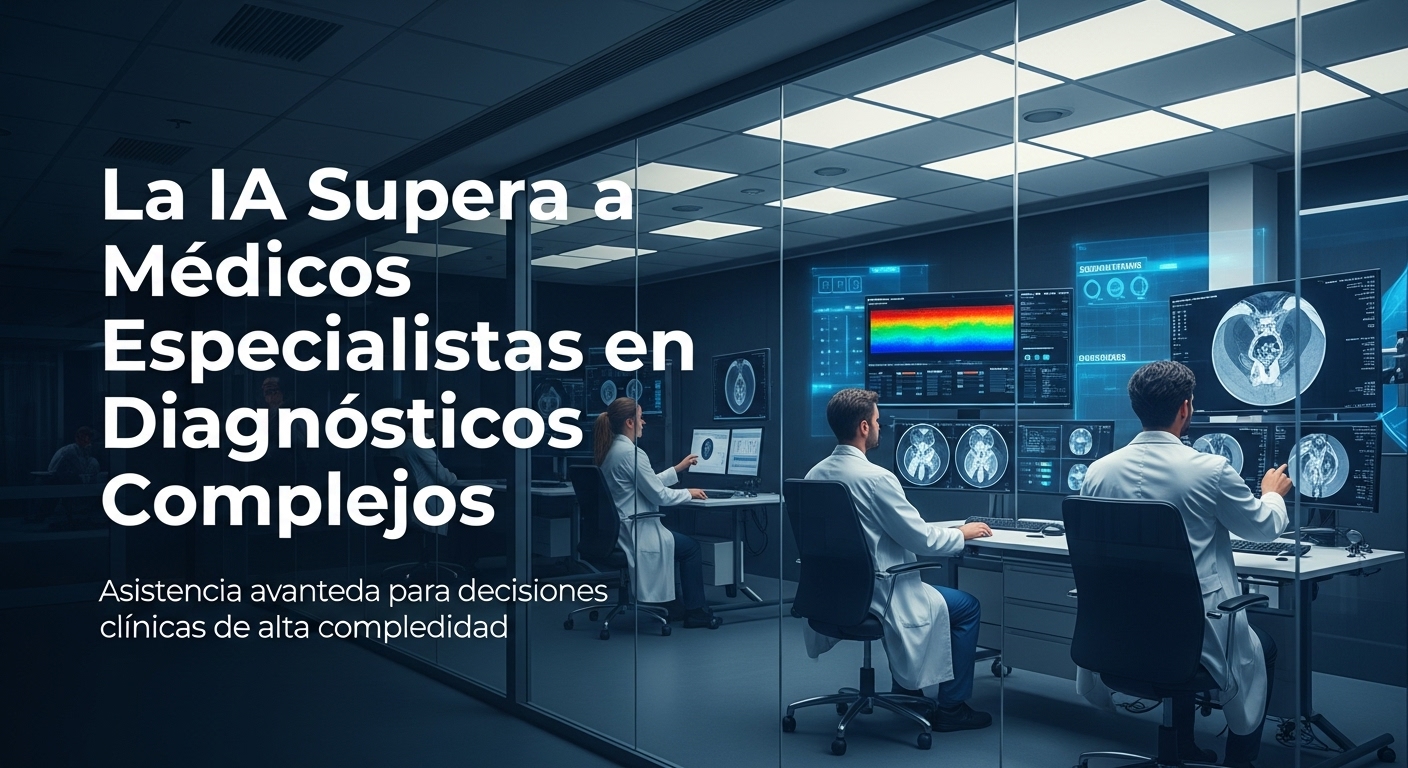 La IA Supera a Médicos Especialistas en Diagnósticos Complejos