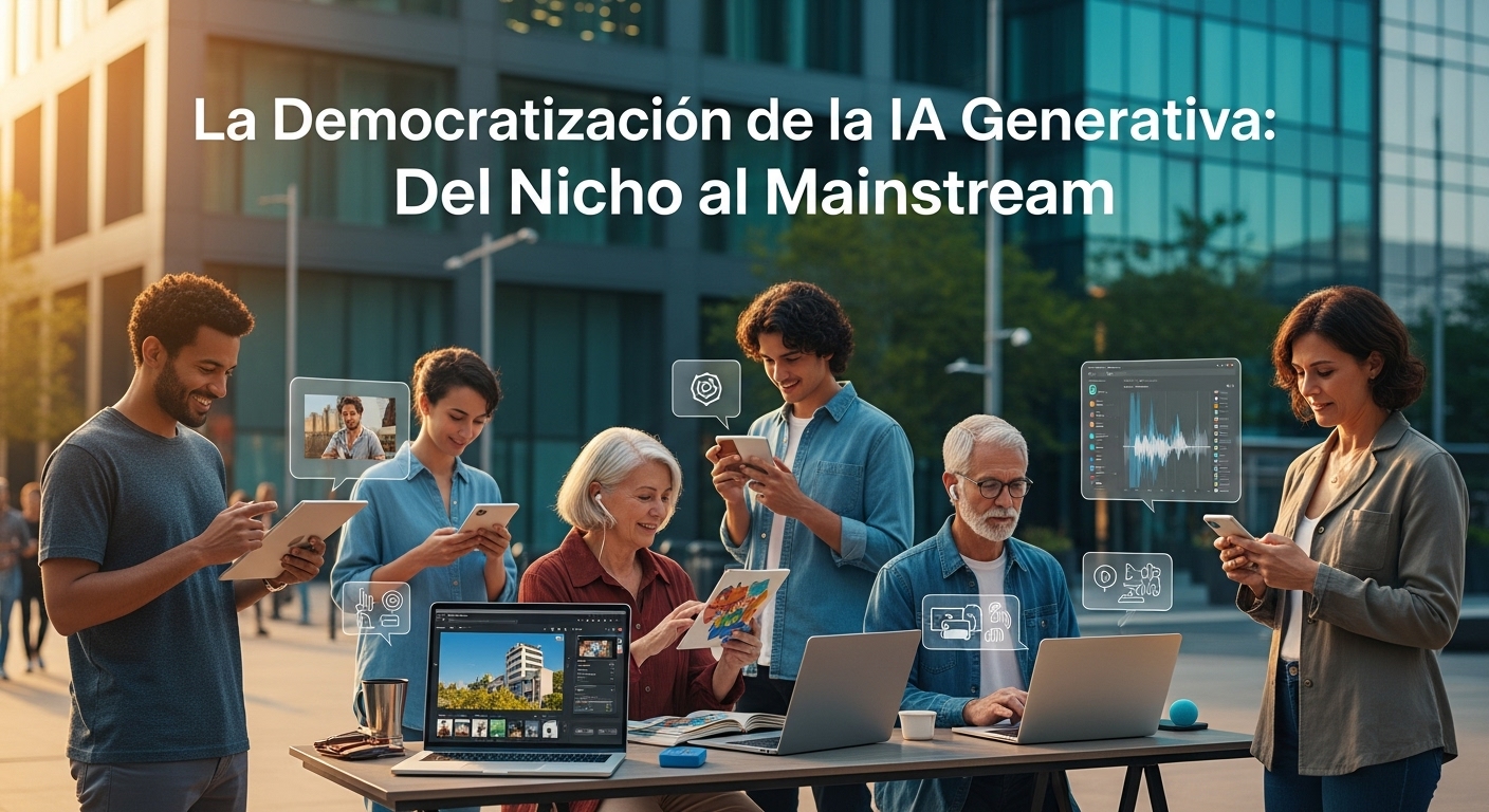 La Democratización de la IA Generativa, Del Nicho al Mainstream