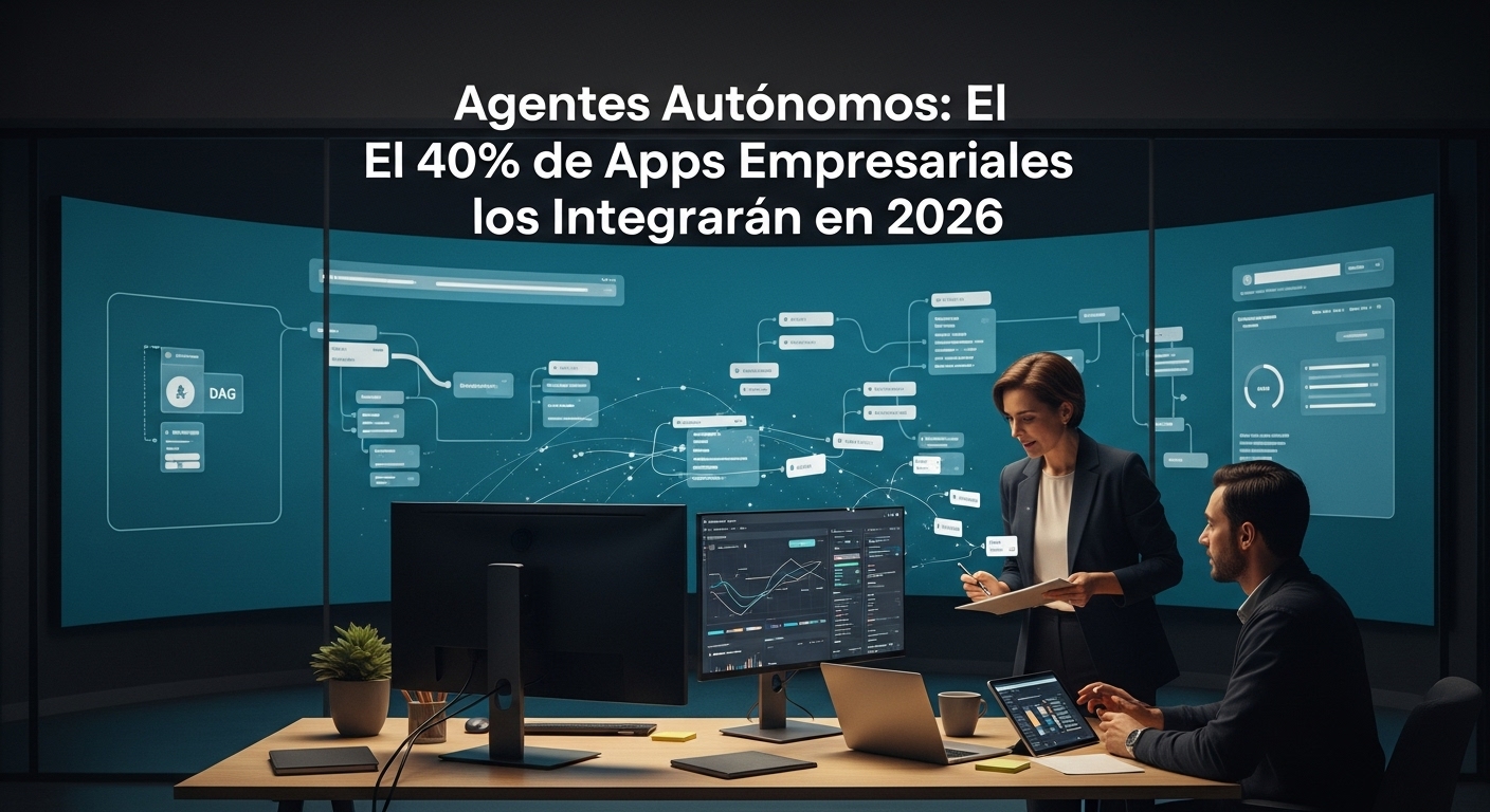 Agentes Autónomos, El 40% de Apps Empresariales los Integrarán en 2026