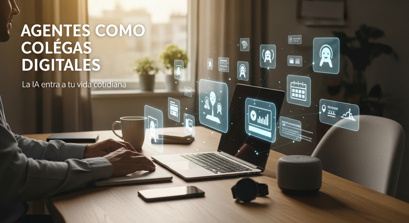Agentes como Colegas Digitales, La IA Entra a Tu Vida Cotidiana