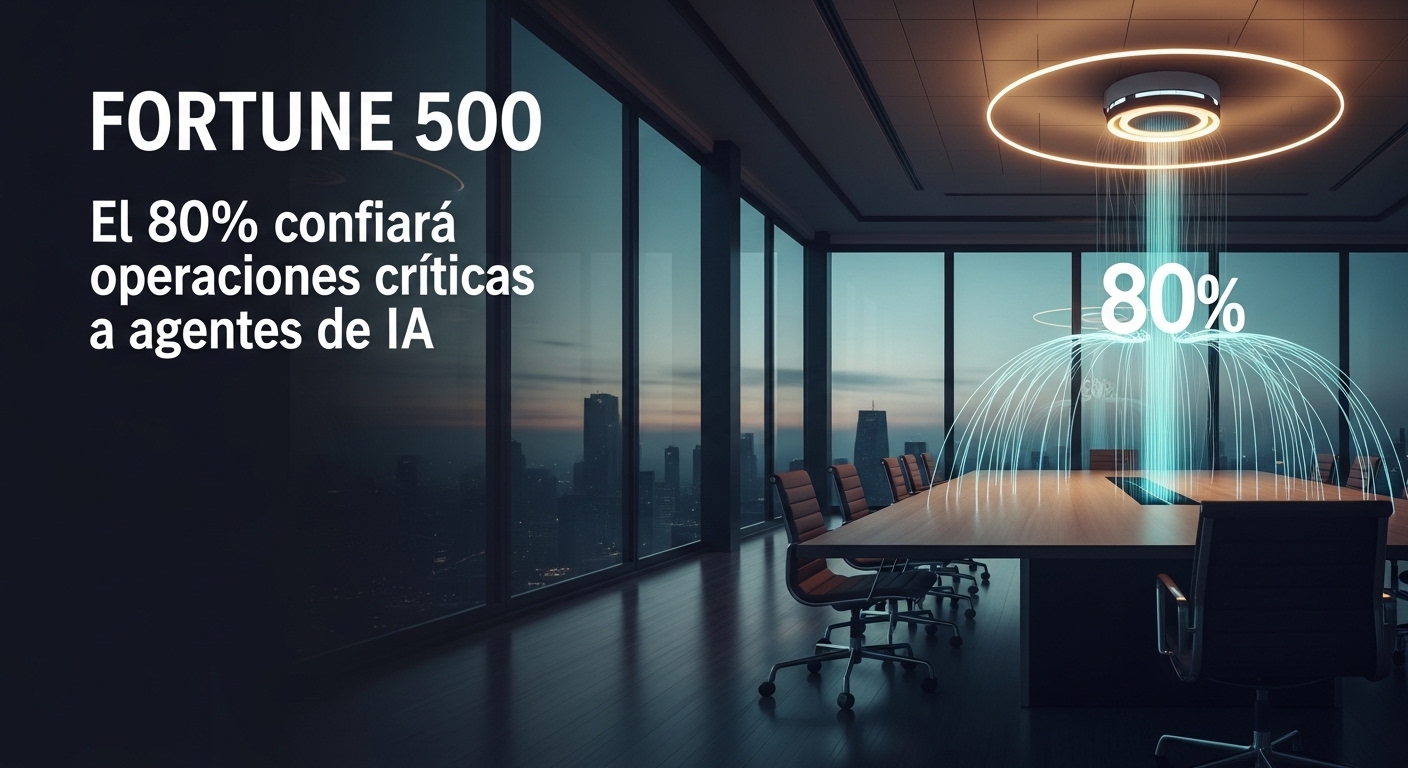 Fortune 500, El 80% Confiará Operaciones Críticas a Agentes de IA