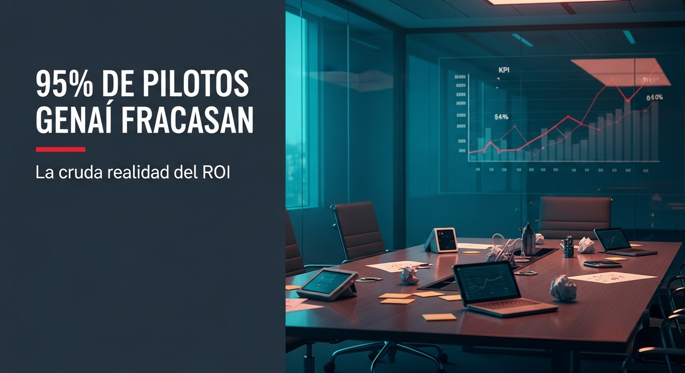 95% de Pilotos GenAI Fracasan, La Cruda Realidad del ROI